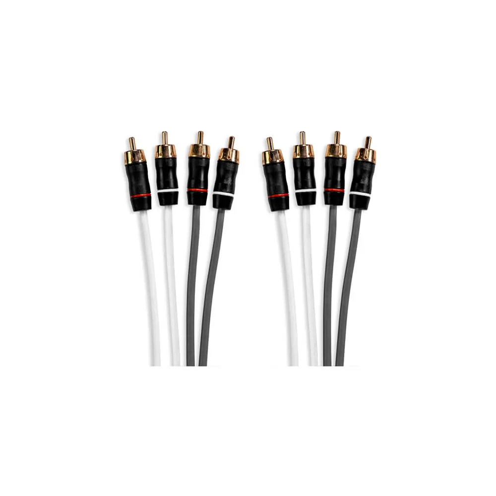 Fusion® Performance RCA Cables, 4 Channel, 6 ft Cable