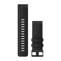 QuickFit® 26 Watch Bands, Heathered black nylon