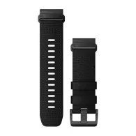 QUICKFIT 26 WATCH BANDS, TACTICAL BLACK NYLON