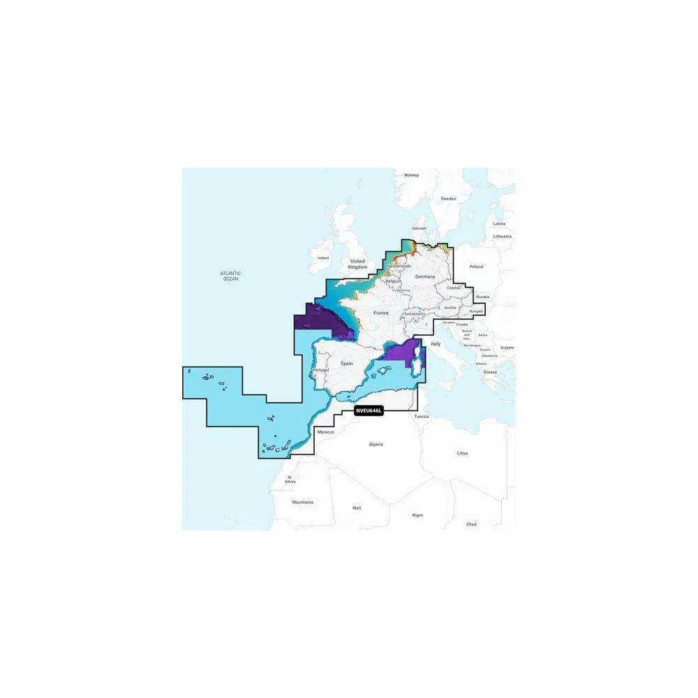 Europe, Central & West - Marine Charts