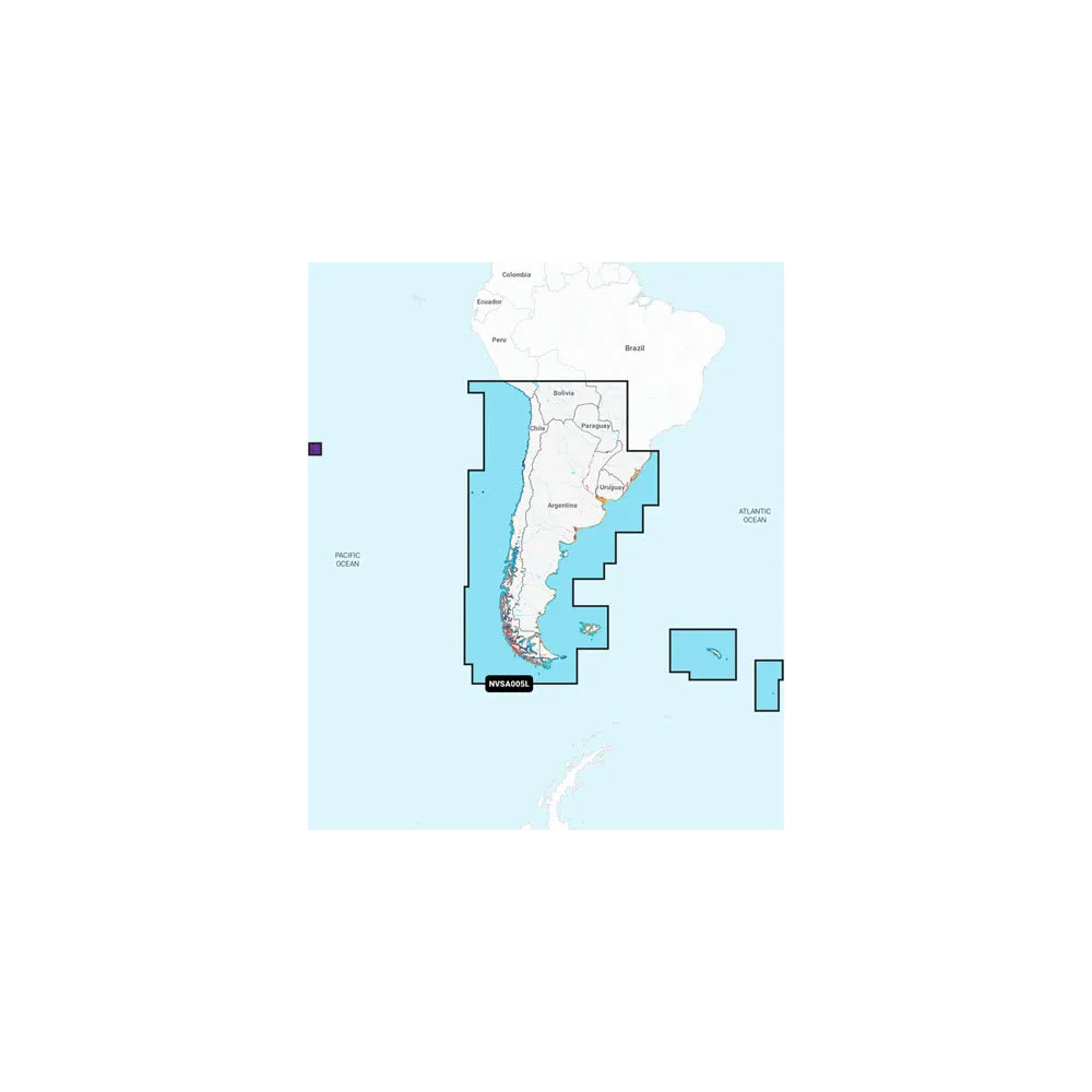 Chile, Argentina & Easter Island - Marine Chart