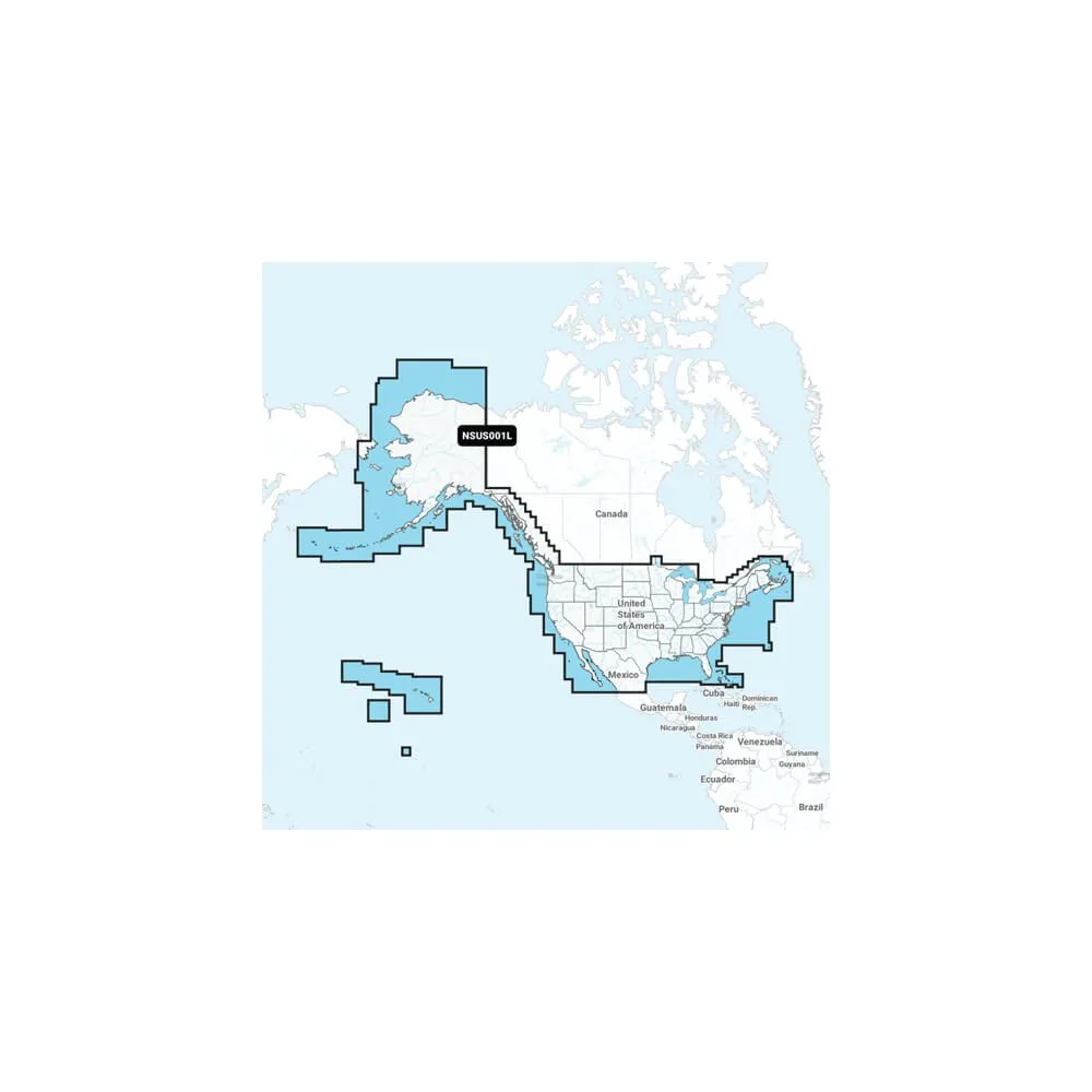 U.S. & Coastal Canada - Lakes, Rivers and Coastal Marine Charts