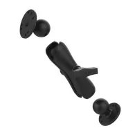 RAM® Double Ball Mount with Two Round Plates - C Size Medium