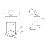 RAM® Diamond Ball Base - B Size