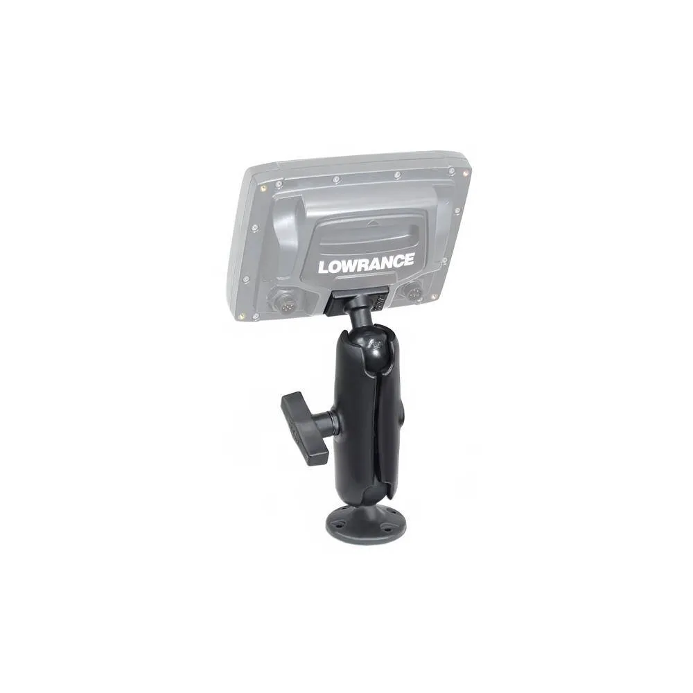 RAM® Composite Double Ball Mount for Lowrance Elite-5, Mark-5 + More