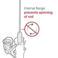 RAM® Tube™ Rod Holder with RAM® Track Ball™ Base