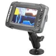 RAM® Composite Double Ball Mount for Lowrance Elite-4 & Mark-4 Series