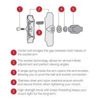 RAM® Composite Universal Marine Electronic Mount - Medium