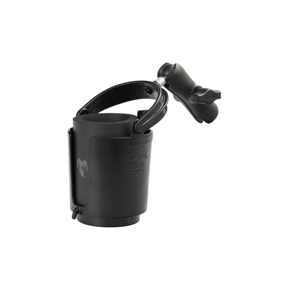 RAM® Level Cup™ 16oz Drink Holder with Double Socket Arm