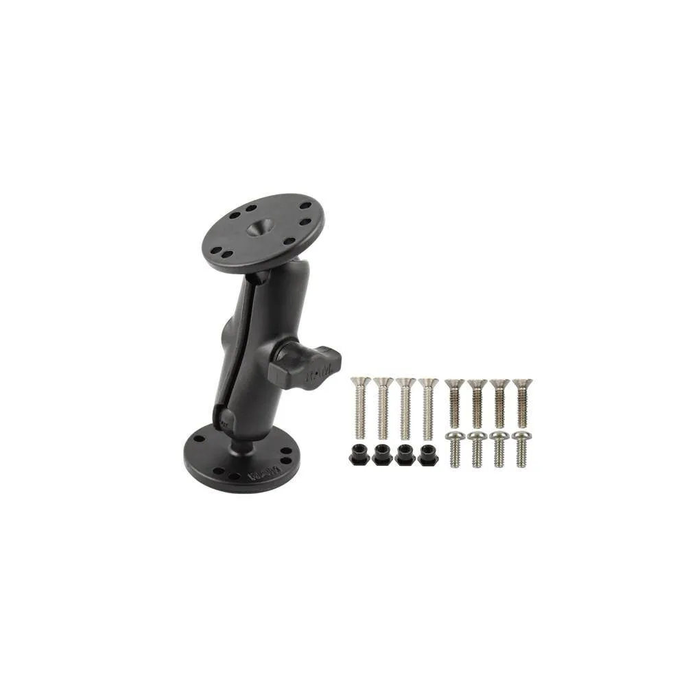 RAM® Double Ball Mount with Universal Hardware for Garmin GPSMAP + More