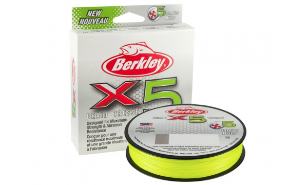 BERKLEY # X5 BRAID FLAME GREEN 150-300M