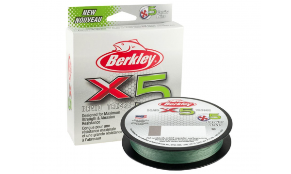 BERKLEY # X5 BRAID LOW-VIS GREEN 150-300M
