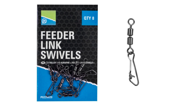 PRESTON INNOVATIONS # DOUBLE FEEDER LINK SWIVELS